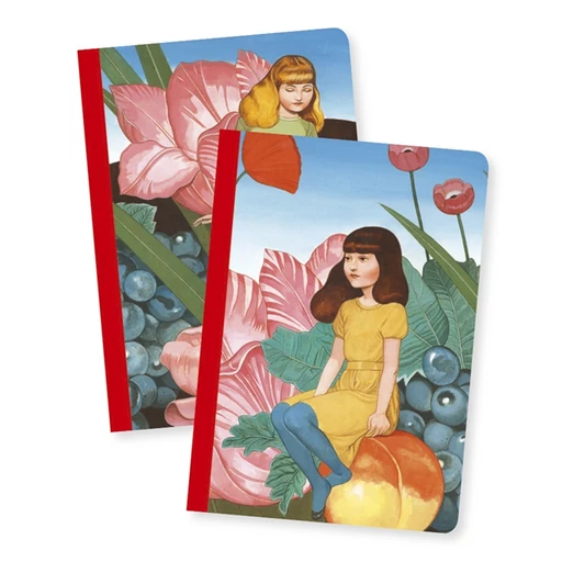 Djeco - Jegyzetfüzet 2 db A/6 - Fedora little notebooks