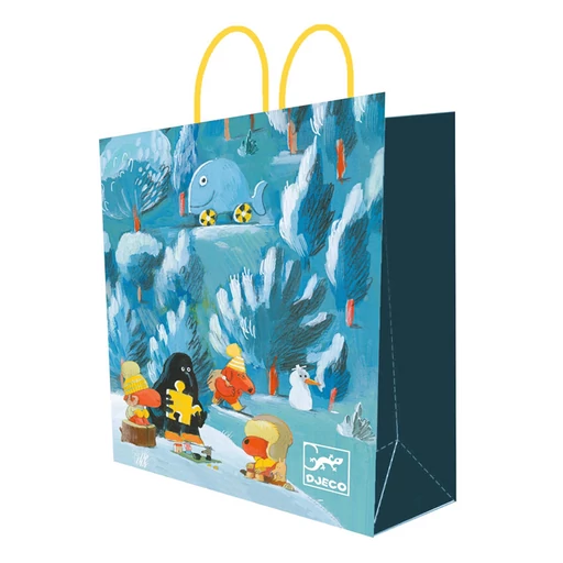 Djeco - Ajándéktasak - Téli állatos