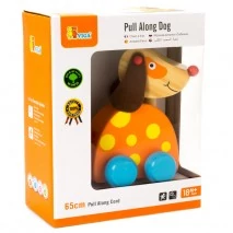 Fajáték - Húzogatós játék - kutya