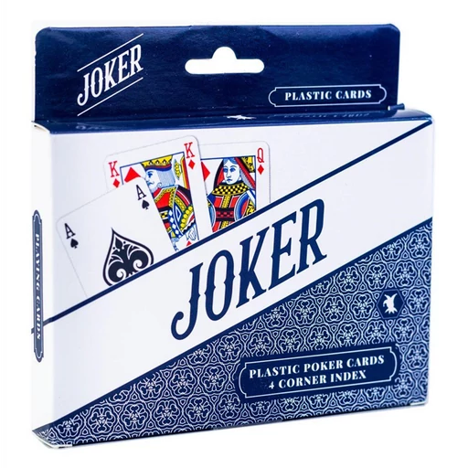 Joker dupla plasztik póker kártya