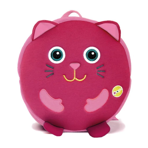 Oops - kerek formájú gyerek hátizsák - cica