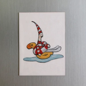 Hűtőmágnes - Maszat alszik