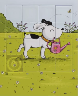 Tilitoli puzzle - Pitypang kertészkedik