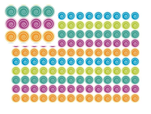 Kedd Csomagolópapír - Nagy Nyalóka mintával