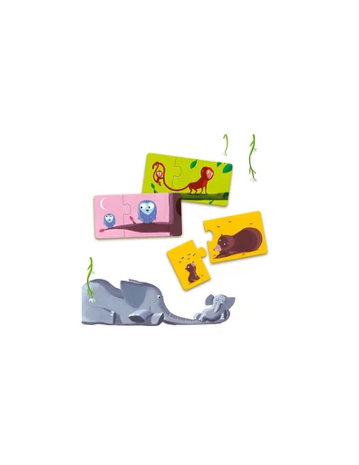 Djeco - Párosító puzzle - Mama-baba