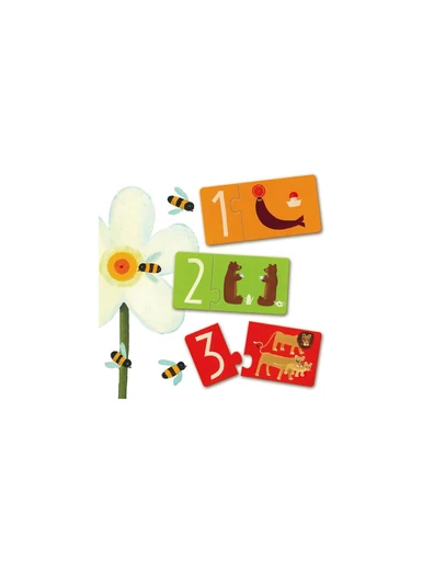 Djeco - Párosító puzzle - Számok