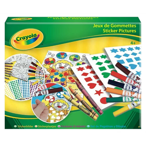 Crayola - Foglalkoztató készlet matricákkal