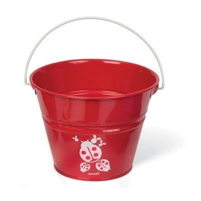 Janod - Fém vödör - piros