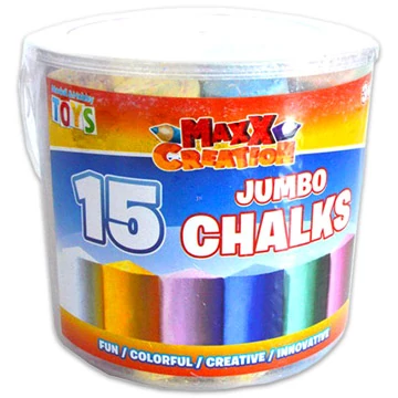 Maxx Creation - Aszfaltkréta - vödrös, 15 db-os