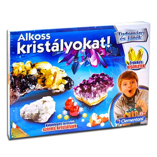 Clementoni - Tudomány és Játék - Alkoss kristályokat