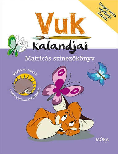 Vuk kalandjai - Matricás színezőköny