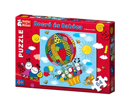 Bogyó és Babóca puzzle - A léghajó - 64 db-os