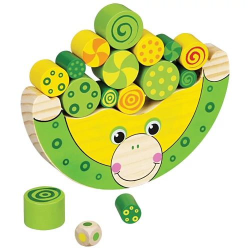 Fajáték - Egyensúlyozó játék - békás