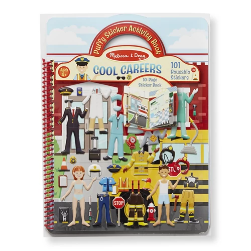 Melissa & Doug - Pufi matrica készlet, foglalkozások