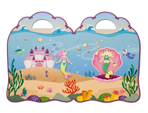 Melissa &amp; Doug - Pufi matrica készlet, hableány