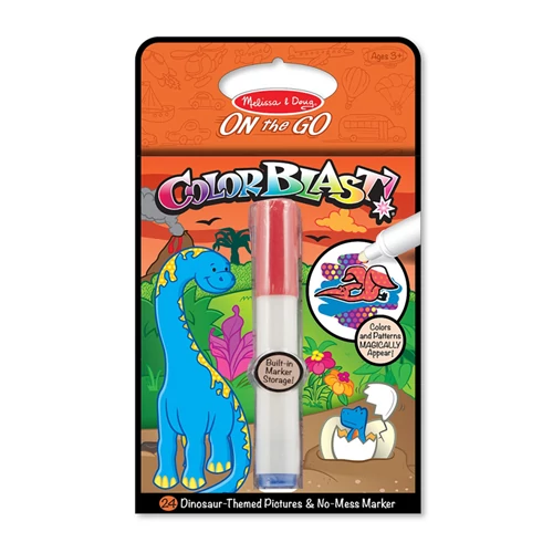 Melissa & Doug - Színrobbanás színező füzet, dínók