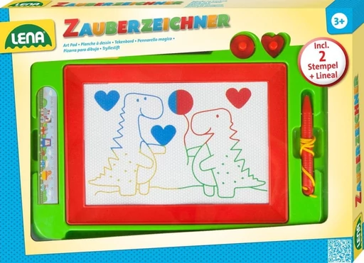 Lena - Színes mágneses közepes rajztábla