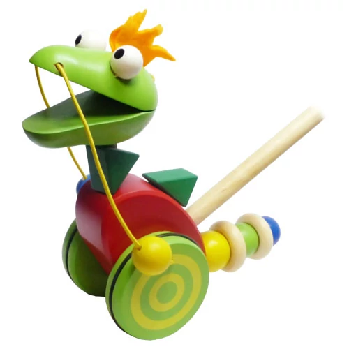 Fajáték - Tologatós sárkány