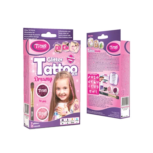 TyToo - Kislányos mini csillámtetoválás szett