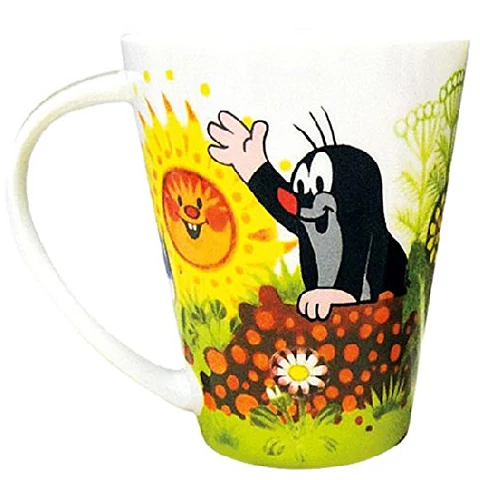 Kisvakond napocskás porcelán bögre