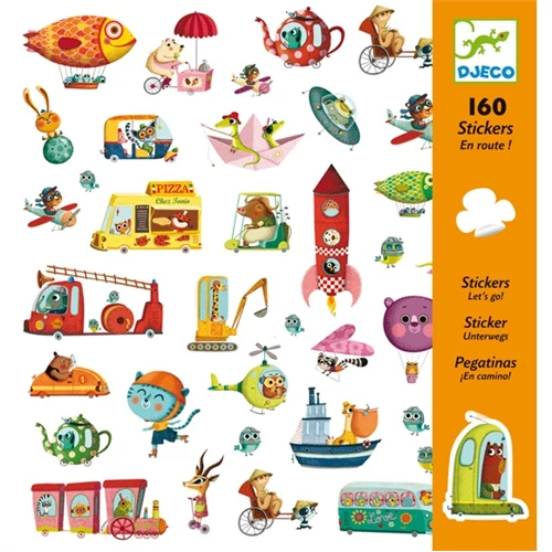 Djeco - Matricák - Utazzunk!