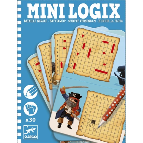 Djeco - Mini logika - Hajócsata