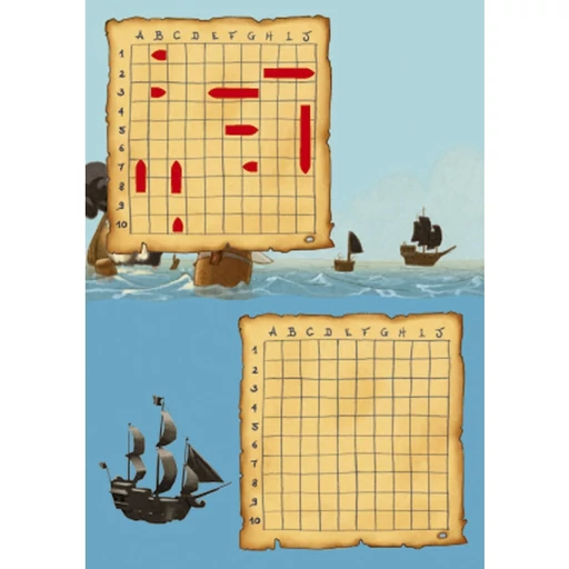 Djeco - Mini logika - Hajócsata