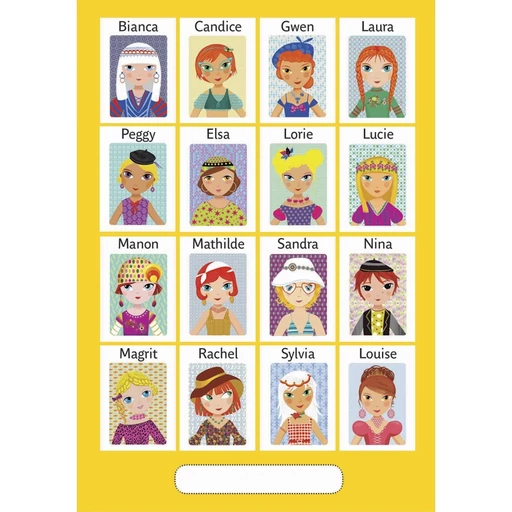 Djeco - Mini logika - Mi a nevem? - lányok