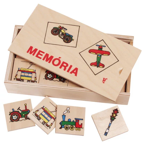 Fajáték - Memória - járműves