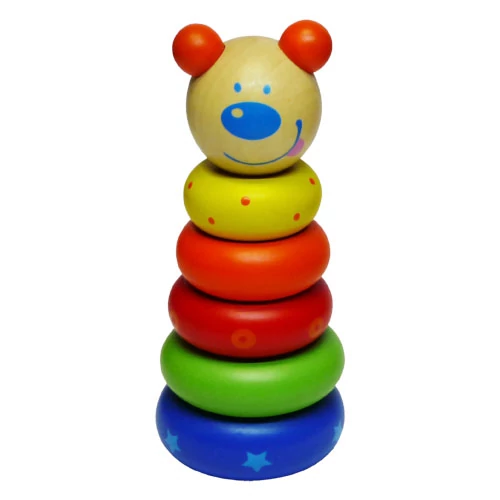 Fajáték - Montesszori állatos - kicsi maci