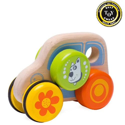 Fajáték - Gurulós játékautó