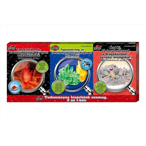 Creativ Kids Tudományos szett 3 az 1-ben