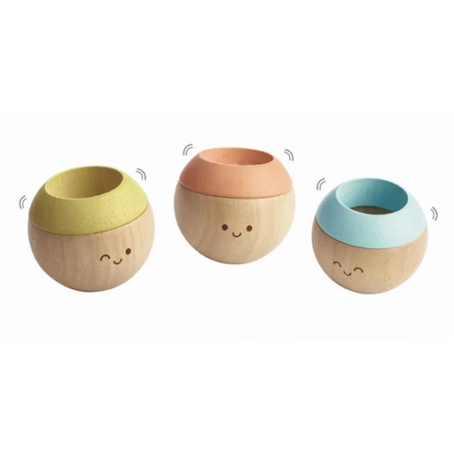 Plan Toys - Tapintás golyók – pasztell