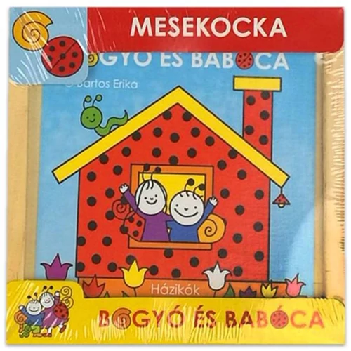 Bogyó és Babóca - fa mesekocka - 9 db-os - Házikók