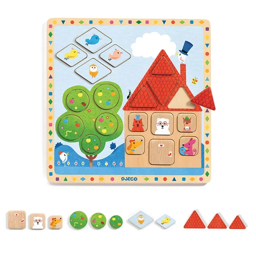 Djeco - Formaillesztő, formaberakó - Ludigeo