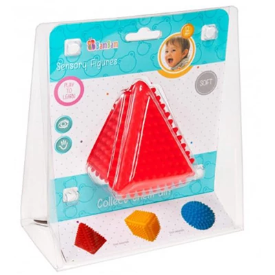 B-toys - Tapintásfejlesztő bébi piramis