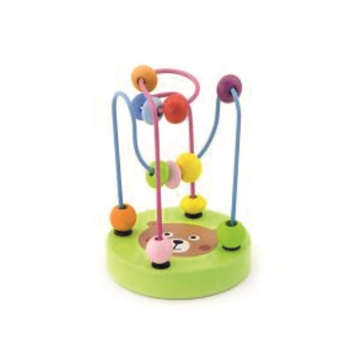 Fajáték - Golyóvezető kicsi (maci)