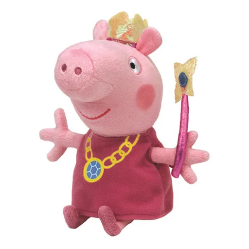 Peppa malac plüss figura - Peppa hercegnő - 15 cm