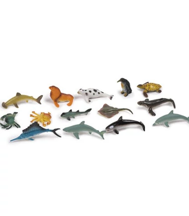 Óceán állatai figurák - 14 db-os készlet