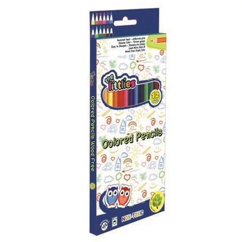 Fa mentes színesceruza készlet - 12 db-os