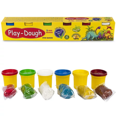 Play-Dough - 6 db-os nagy gyurmaszett