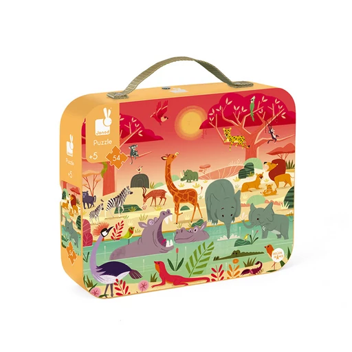 Janod - Védett állatok puzzle - 54 db