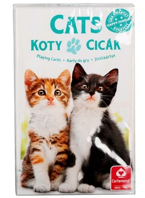 Kedvenceink a cicák 4 az 1-ben kártyajáték