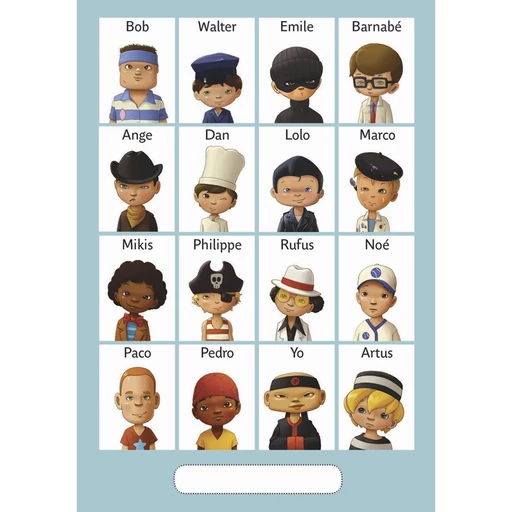 Djeco - Mini logika - Mi a nevem? - fiúk