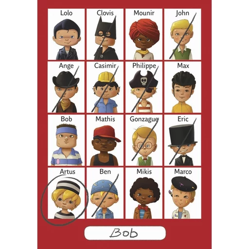 Djeco - Mini logika - Mi a nevem? - fiúk