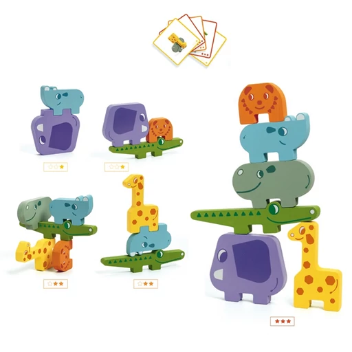 Djeco - Állatfigurás építőjáték