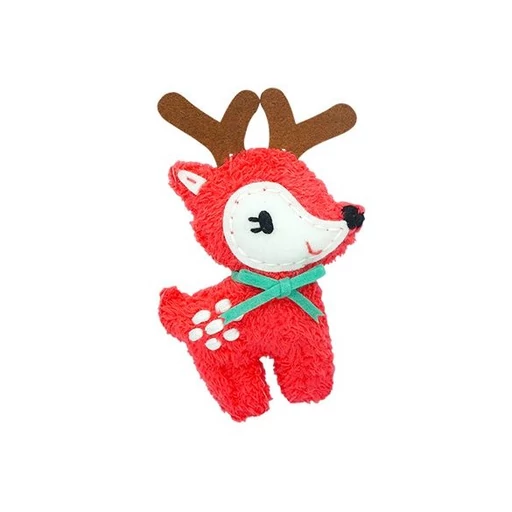 Avenir - Varrható plüss kulcstartó - Szarvas