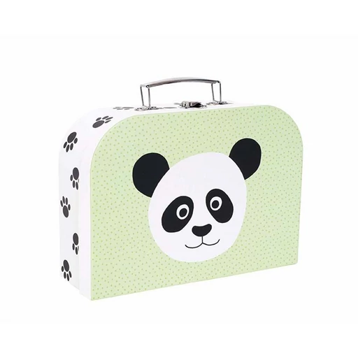 Tároló és játékbőrönd - panda és oroszlán