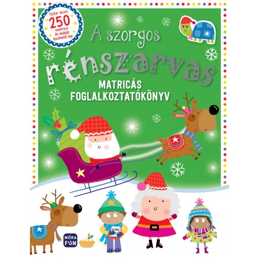 A szorgos rénszarvas - Matricás foglalkoztatókönyv