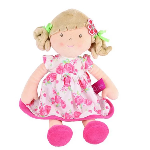 Scarlet – Szőke haj/ rózsaszín virágos ruha díszdobozban Scarlet – Szőke haj/ rózsaszín virágos ruha díszdobozban